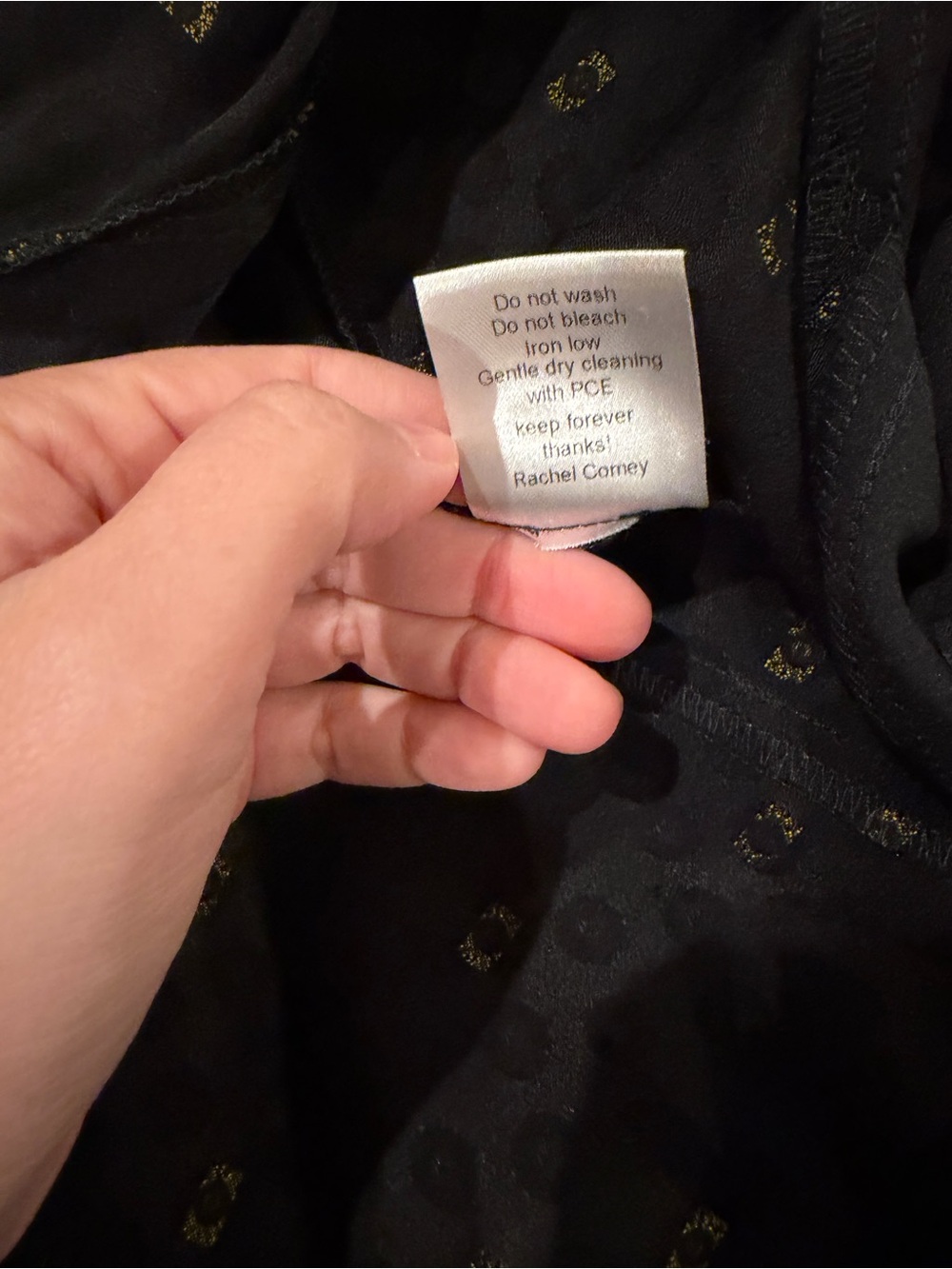 Rachel Comey Black jumpsuit with Gold - Picture 6 of 8